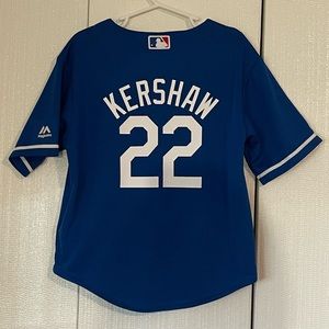 Kids toddler 5/6 Dodgers Clayton Kershaw jersey Magestic